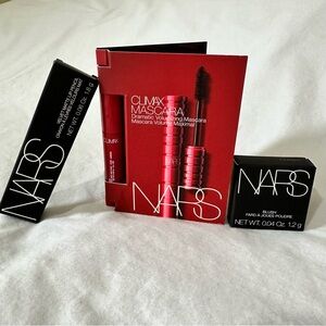 NEW NARS 3 Piece Makeup Set - Climax Mascara, Dolce Vita Lip Pencil, Blush